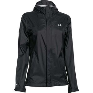 Under Armour UA Surge Wind Waterproof Black Run Train Hoodie Jacket Size M $125
